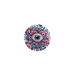 Eyes Pattern 1  Mini Magnets by Valentinaart