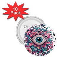 Eyes Pattern 1 75  Buttons (10 Pack) by Valentinaart