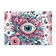 Eyes Pattern Sticker A4 (100 Pack) by Valentinaart