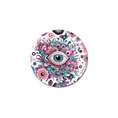 Eyes Pattern Golf Ball Marker by Valentinaart