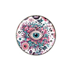 Eyes Pattern Hat Clip Ball Marker by Valentinaart