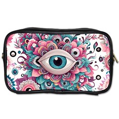 Eyes Pattern Toiletries Bag (one Side) by Valentinaart