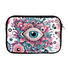 Eyes Pattern Apple Macbook Pro 17  Zipper Case by Valentinaart