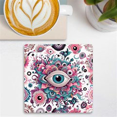 Eyes Pattern Uv Print Square Tile Coaster  by Valentinaart