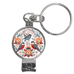 Birds Nail Clippers Key Chain by Valentinaart