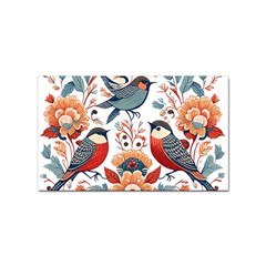 Birds Sticker (rectangular)