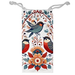 Birds Jewelry Bag by Valentinaart