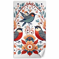 Birds Canvas 40  X 72  by Valentinaart