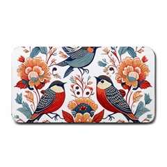 Birds Medium Bar Mat by Valentinaart