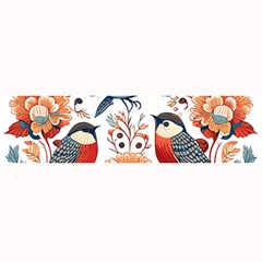 Birds Large Bar Mat by Valentinaart