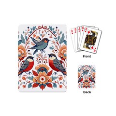 Birds Playing Cards Single Design (mini)