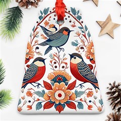 Birds Bell Ornament (two Sides) by Valentinaart