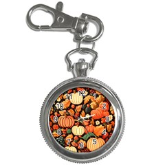 Thanksgiving Pattern Key Chain Watches by Valentinaart