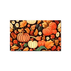 Thanksgiving Pattern Sticker (rectangular)