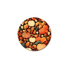 Thanksgiving Pattern Golf Ball Marker by Valentinaart