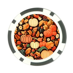 Thanksgiving Pattern Poker Chip Card Guard (10 Pack) by Valentinaart