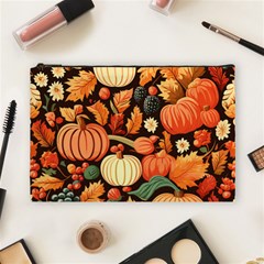 Thanksgiving Pattern Cosmetic Bag (large) by Valentinaart