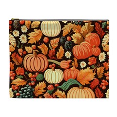 Thanksgiving Pattern Cosmetic Bag (xl) by Valentinaart