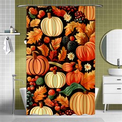 Thanksgiving Pattern Shower Curtain 48  X 72  (small)  by Valentinaart