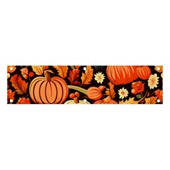 Thanksgiving Pattern Banner And Sign 4  X 1  by Valentinaart