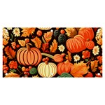 Thanksgiving pattern Banner and Sign 6  x 3  Front