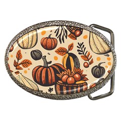 Thanksgiving pattern Belt Buckles