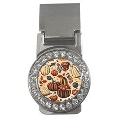 Thanksgiving pattern Money Clips (CZ) 