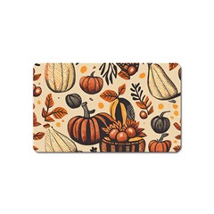 Thanksgiving pattern Magnet (Name Card)