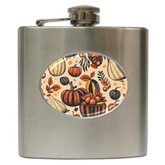 Thanksgiving pattern Hip Flask (6 oz)