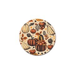 Thanksgiving pattern Golf Ball Marker