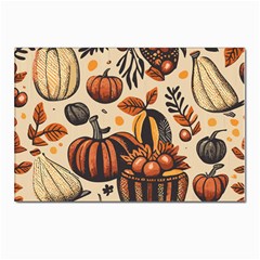 Thanksgiving pattern Postcard 4 x 6  (Pkg of 10)