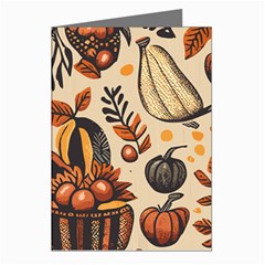 Thanksgiving pattern Greeting Cards (Pkg of 8)