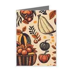 Thanksgiving pattern Mini Greeting Card