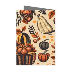 Thanksgiving pattern Mini Greeting Cards (Pkg of 8)