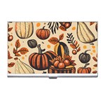 Thanksgiving pattern Business Card Holder Front