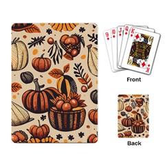 Thanksgiving pattern Playing Cards Single Design (Rectangle)