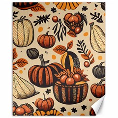 Thanksgiving pattern Canvas 16  x 20 