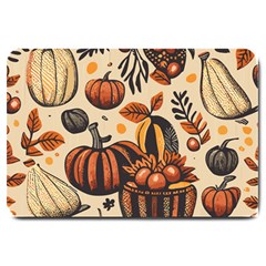 Thanksgiving pattern Large Doormat