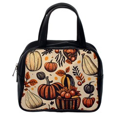 Thanksgiving pattern Classic Handbag (One Side)