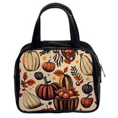 Thanksgiving pattern Classic Handbag (Two Sides)