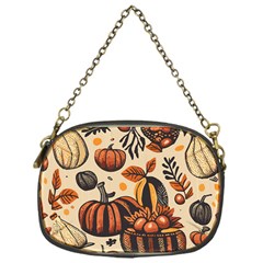 Thanksgiving pattern Chain Purse (One Side)