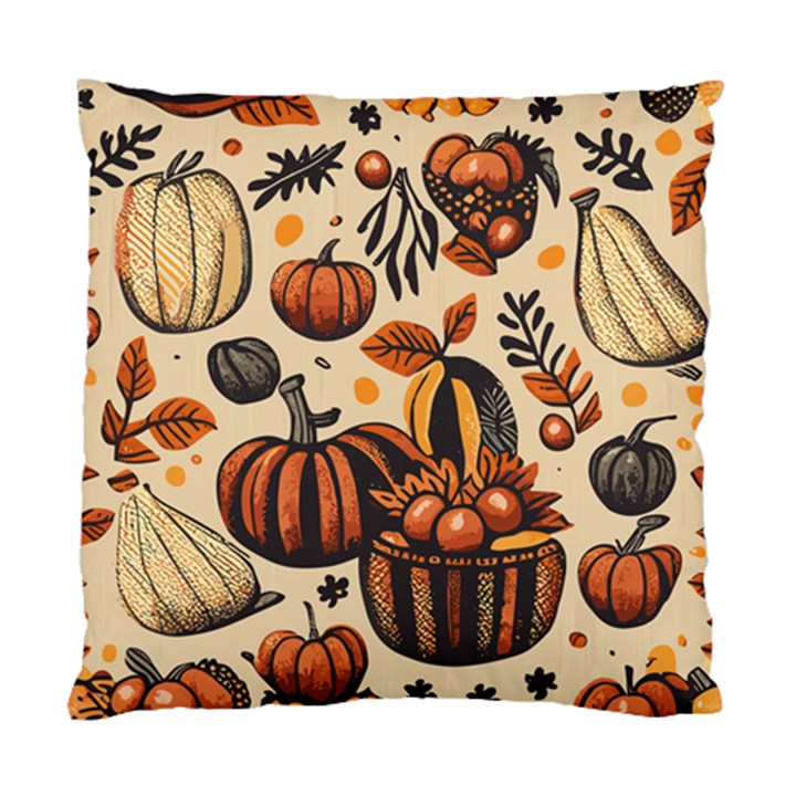 Thanksgiving pattern Standard Cushion Case (Two Sides)