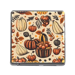 Thanksgiving pattern Memory Card Reader (Square 5 Slot)