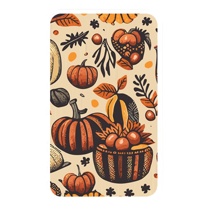 Thanksgiving pattern Memory Card Reader (Rectangular)