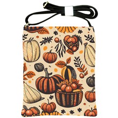 Thanksgiving pattern Shoulder Sling Bag