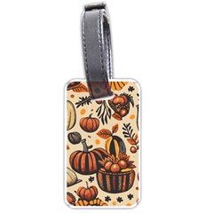 Thanksgiving pattern Luggage Tag (one side)