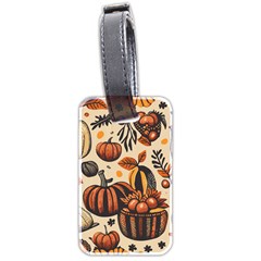 Thanksgiving pattern Luggage Tag (two sides)