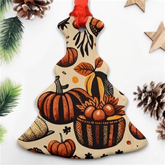 Thanksgiving pattern Ornament (Christmas Tree) 