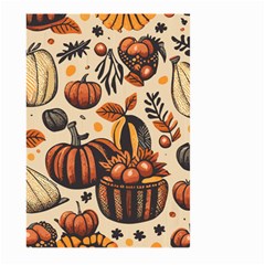 Thanksgiving pattern Large Garden Flag (Two Sides)