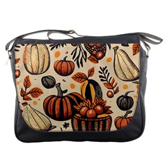 Thanksgiving Pattern Messenger Bag by Valentinaart